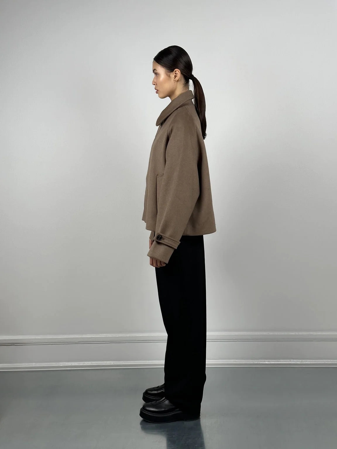 Gia Wool Jacket - Brown
