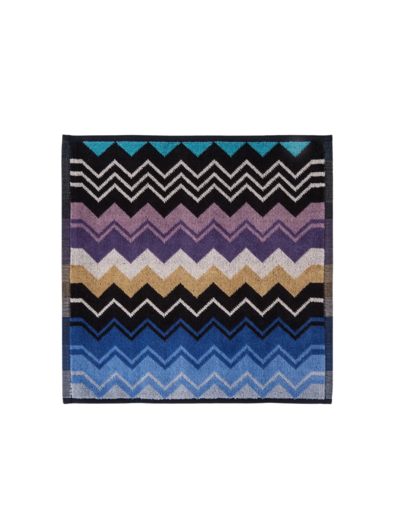 Giacomo Ansiktshandduk - Turkis Multicolor