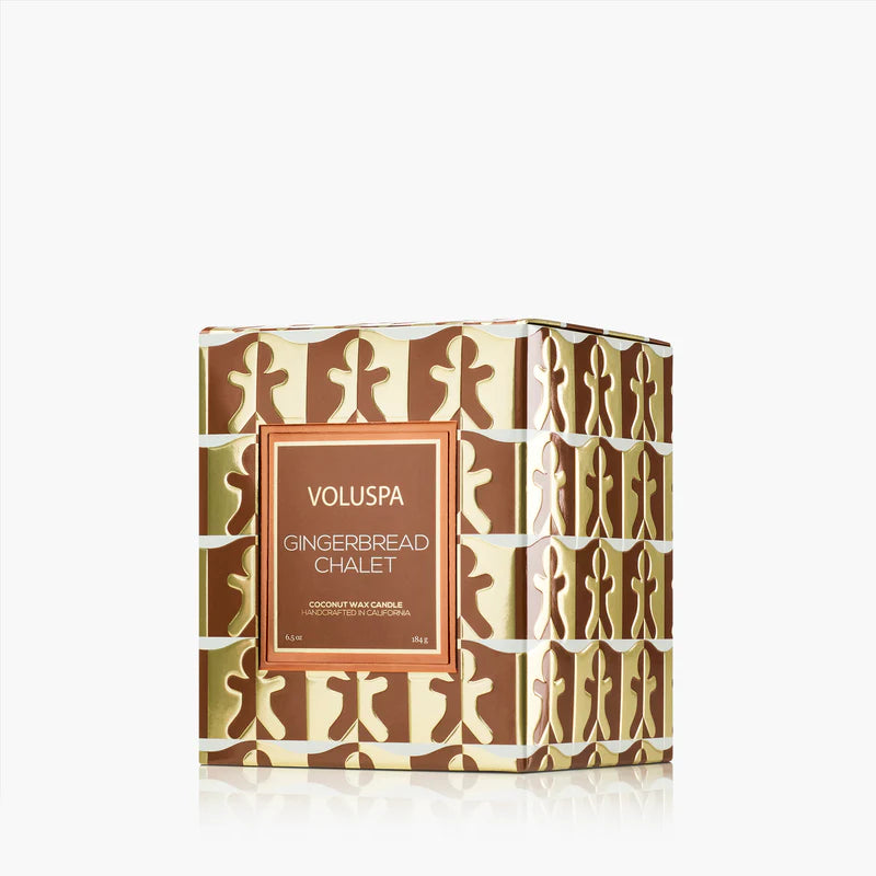Classic Boxed Candle - New Gingerbread Chalet