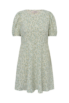 Gino Dress - Pale Mint/Off White