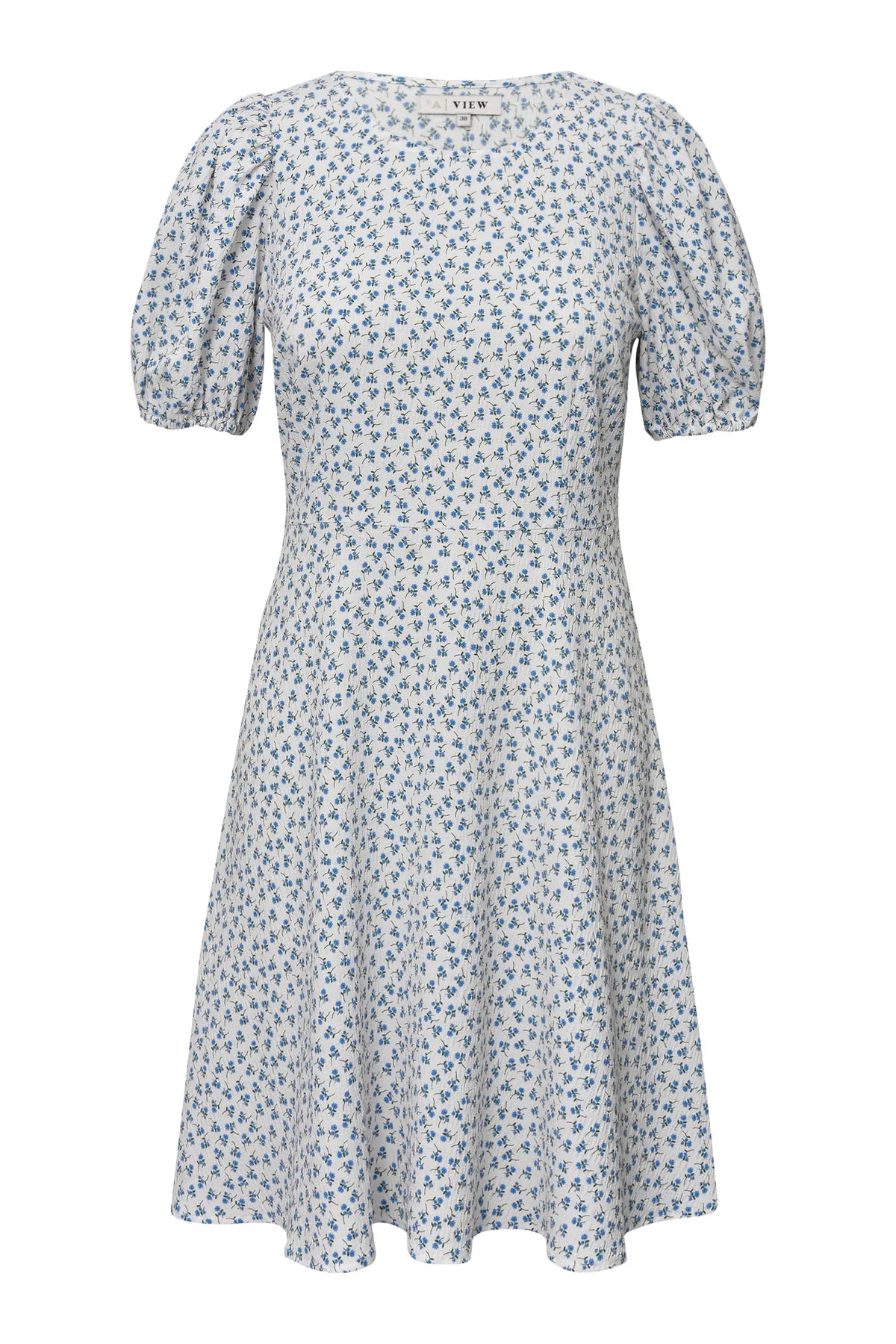 Gino Dress - White/Blue