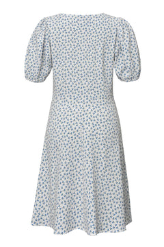 Gino Dress - White/Blue