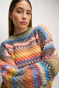 Gio Knit Blus - Multi Mix