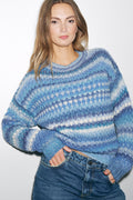 Gio Knit Sweater - Sky Mix
