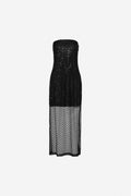 Giovanna Beaded Dress - Svart