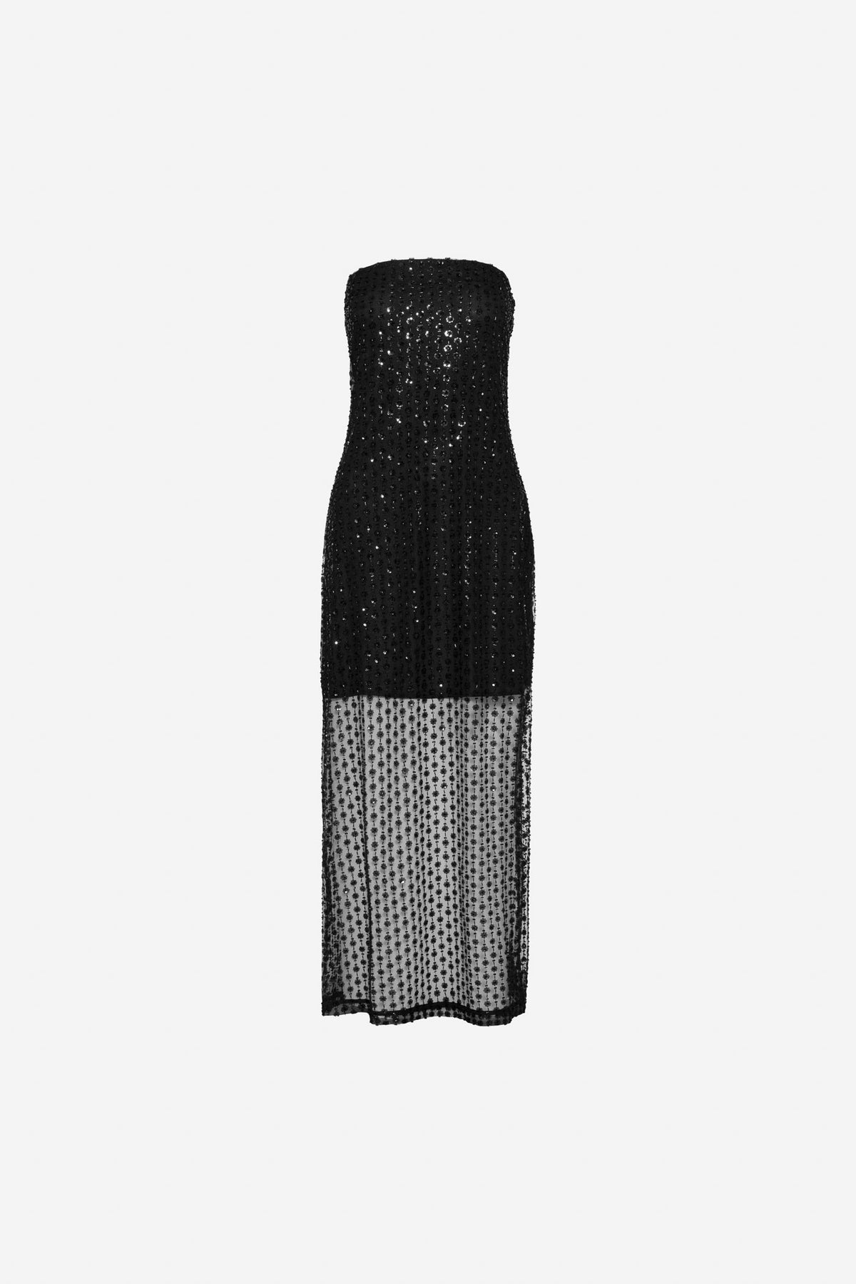 Giovanna Beaded Dress - Svart