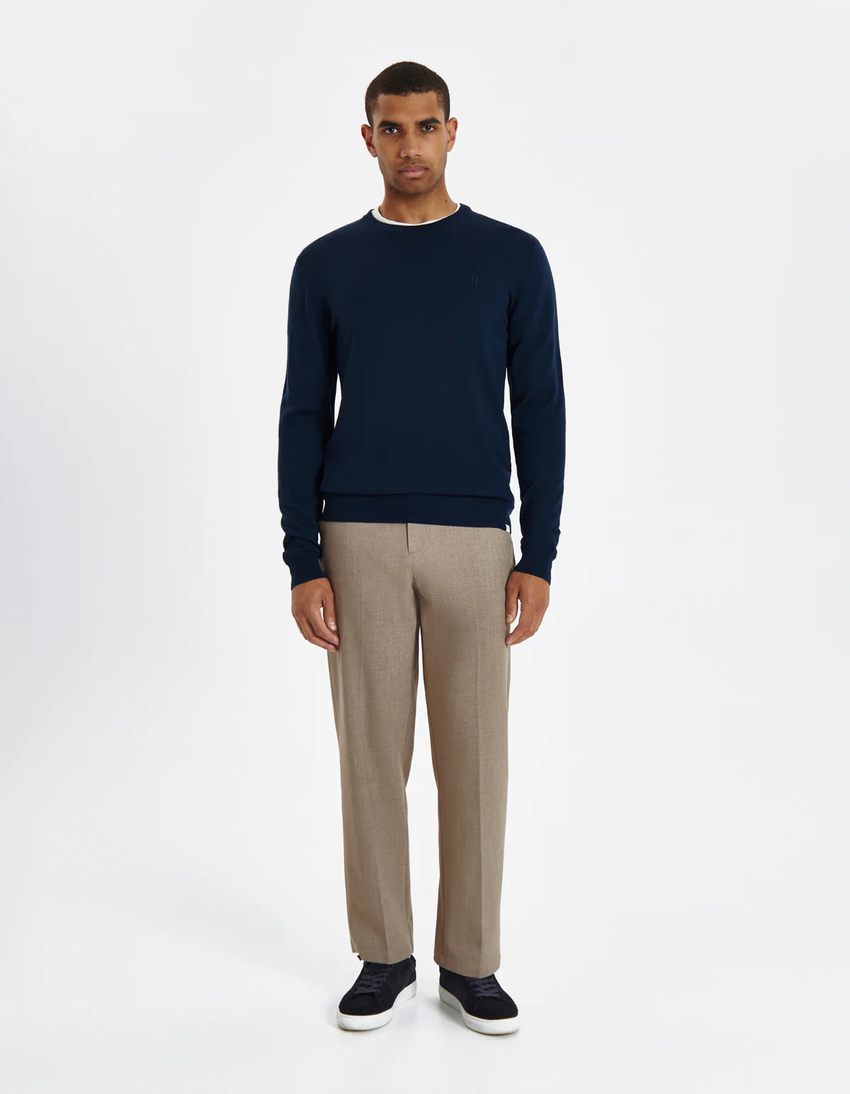 Greyson Merino Knit - Dark Navy