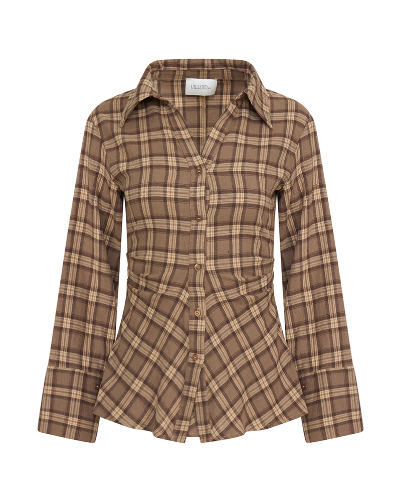 Lola Plaid Fitted Shirt