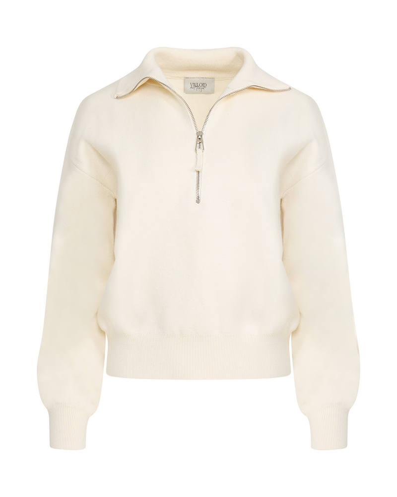 Ani Wool Half Zip Sweater
