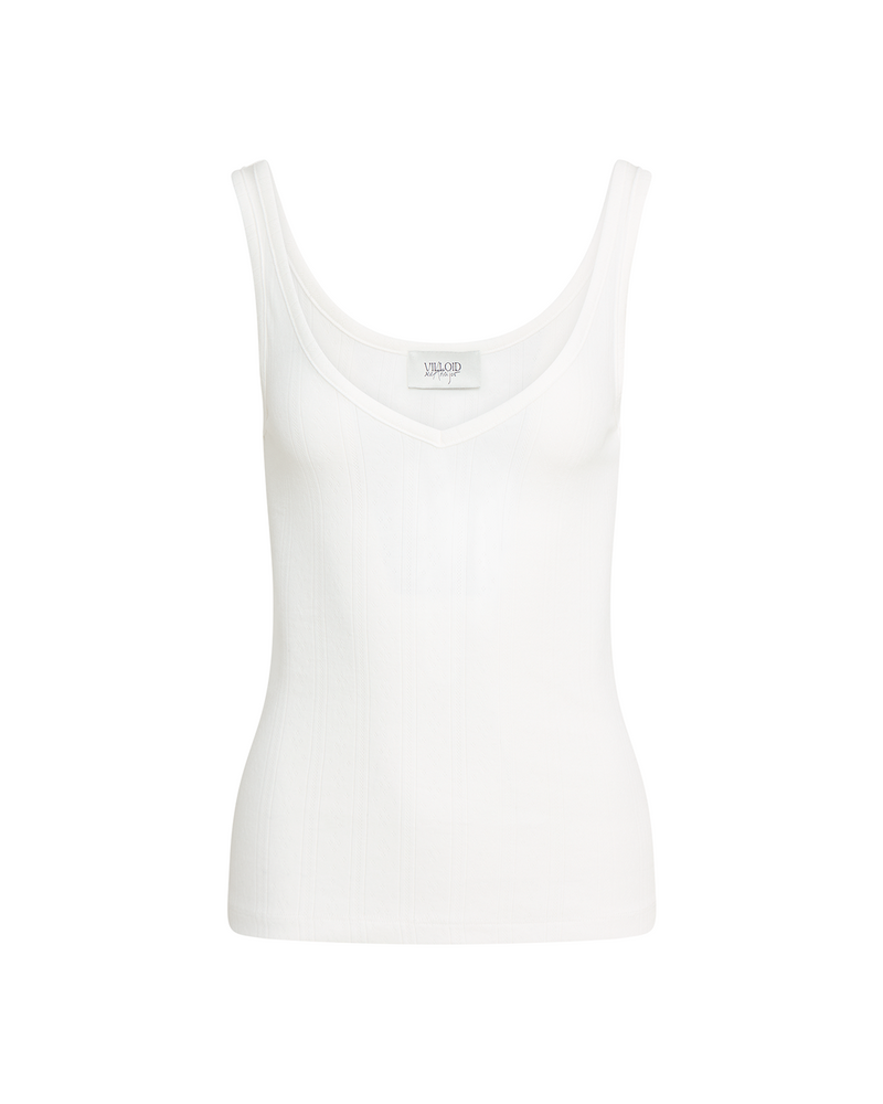 Mon Cotton Pointelle Top