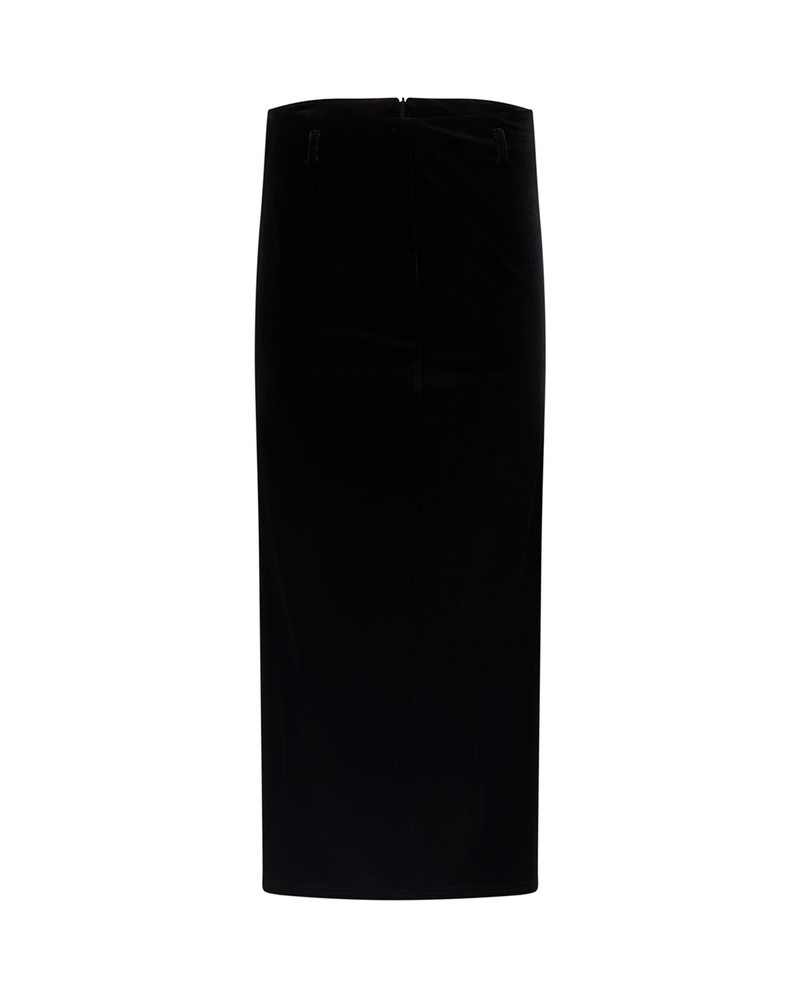 Lene Velvet Pencil Skirt