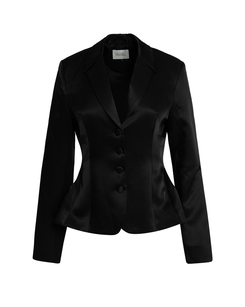 Bailey Satin Fitted Blazer