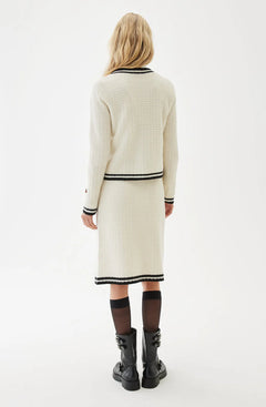 Gweneth Jacket - Ecru/Black