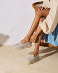 Manebí Monaco Double Sole Espadrillos - Guld
