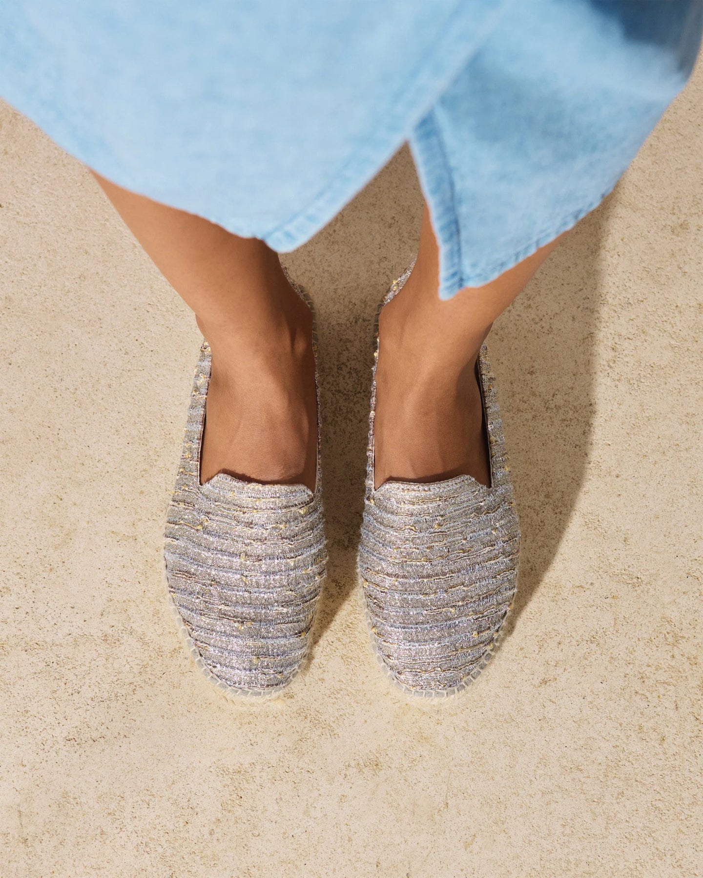 Manebí Monaco Double Sole Espadrillos - Guld