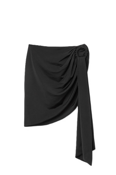 Haven Mini Skirt - Pearl Black