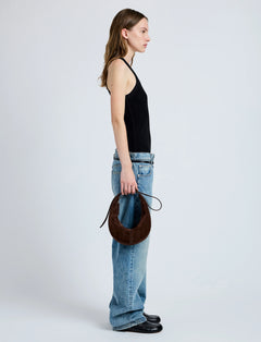 Slide Bag Soft Suede - Chocolate