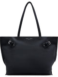 Days Tote In Pebbled Calf Skin - Black
