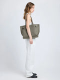 Days Tote In Pebbled Calf Skin - Slate