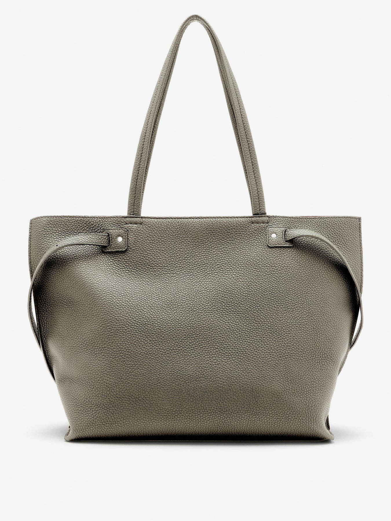 Days Tote In Pebbled Calf Skin - Slate