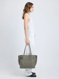 Days Tote In Pebbled Calf Skin - Slate