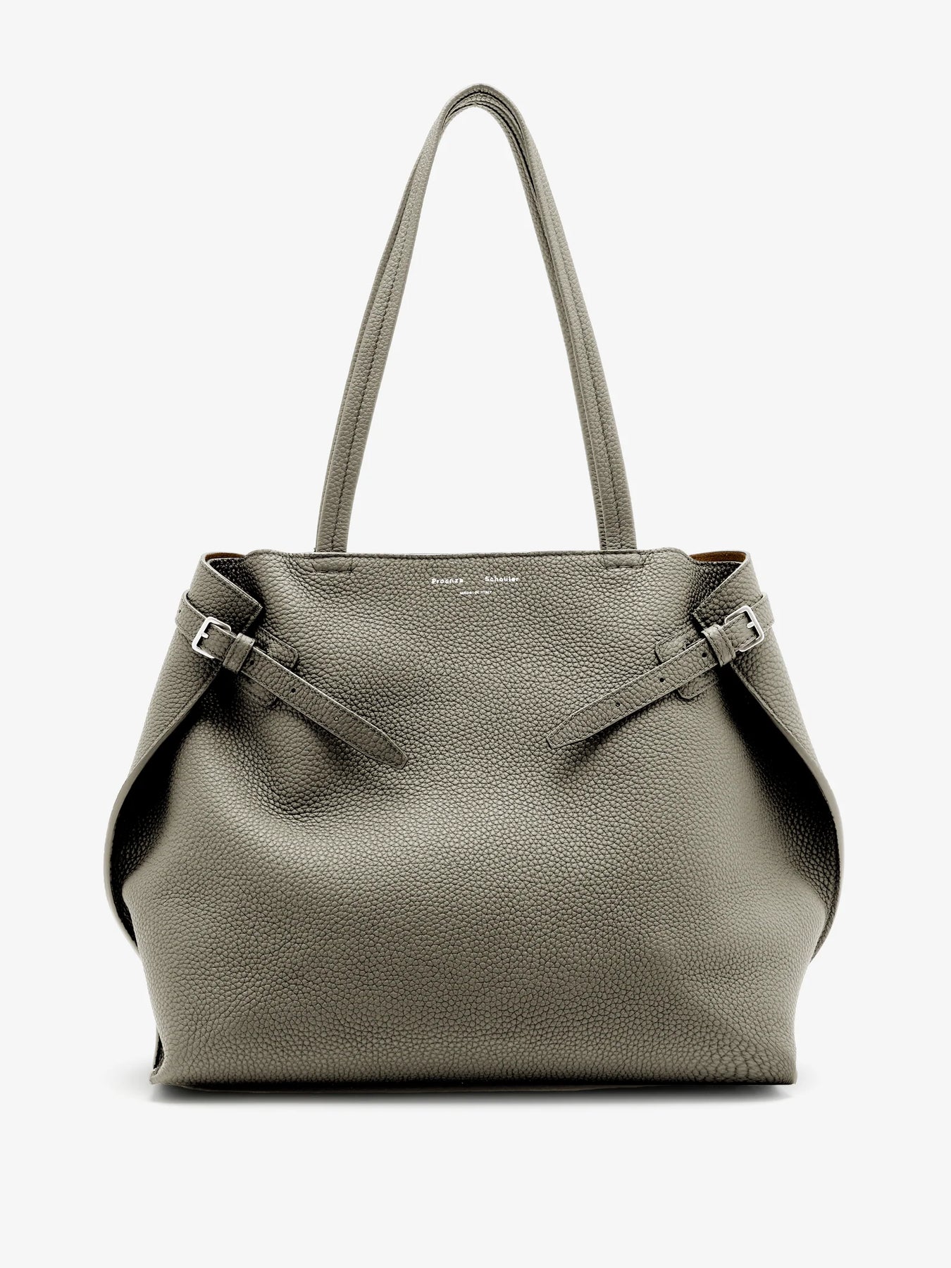Days Tote In Pebbled Calf Skin - Slate