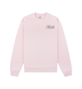Sporty & Rich Health Script Crewneck - Pink Dolphin
