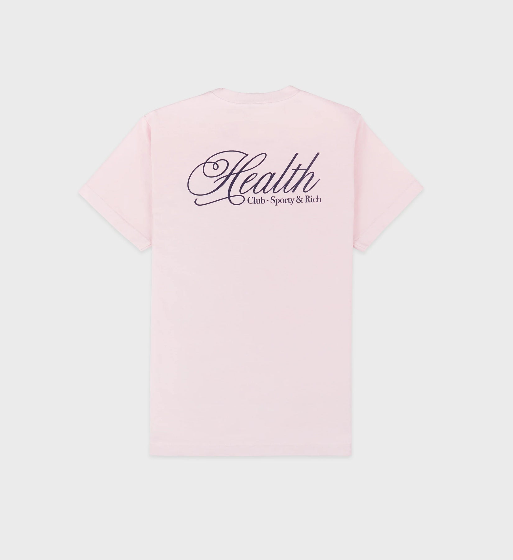 Health Script T-Shirt - Pink Dolphin
