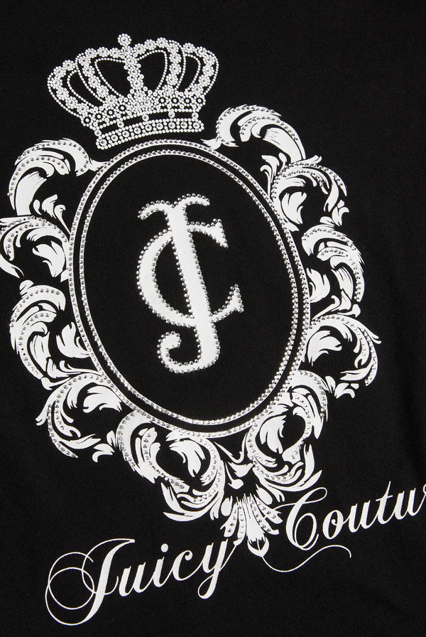 Heritage Crest Fitted T-Shirt - Black