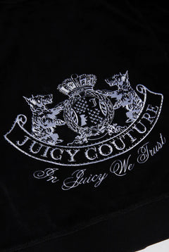 Heritage Dog Crest Robyn Hoodie - Black