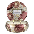 Voluspa Gilt Pomander & Hinoki 3 Wick Tin Candle