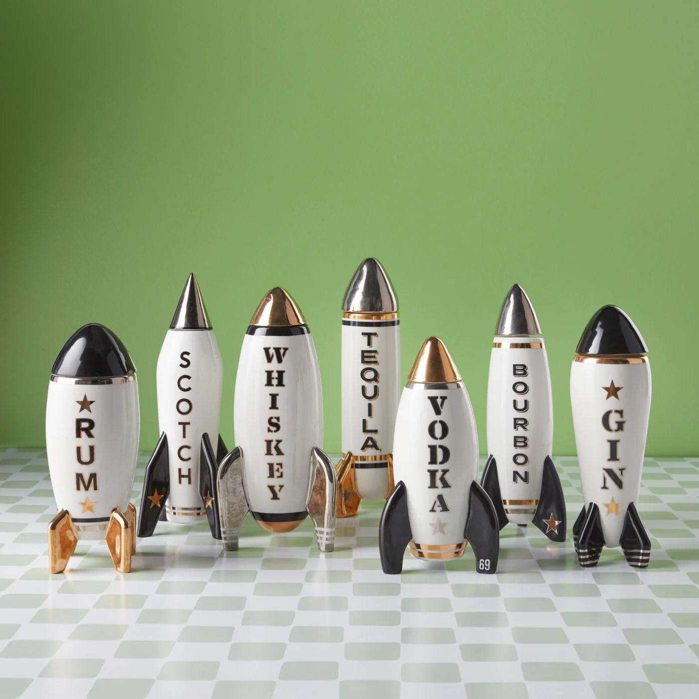 Rocket Decanter Vodka - Vit
