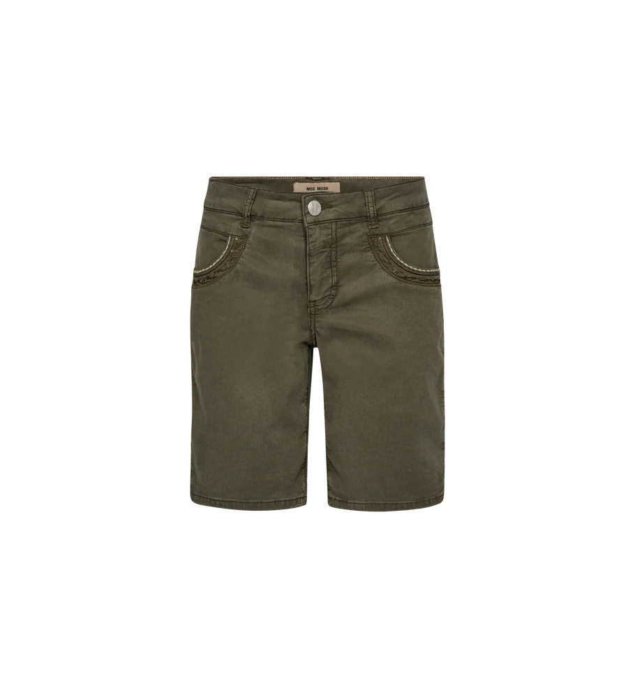 Naomi Treasure Shorts - Dusty Olive