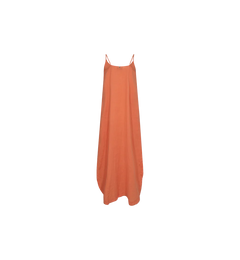 Shari Linen Strap Dress - Firecracker
