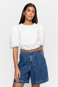 Aulina Blus - Vit
