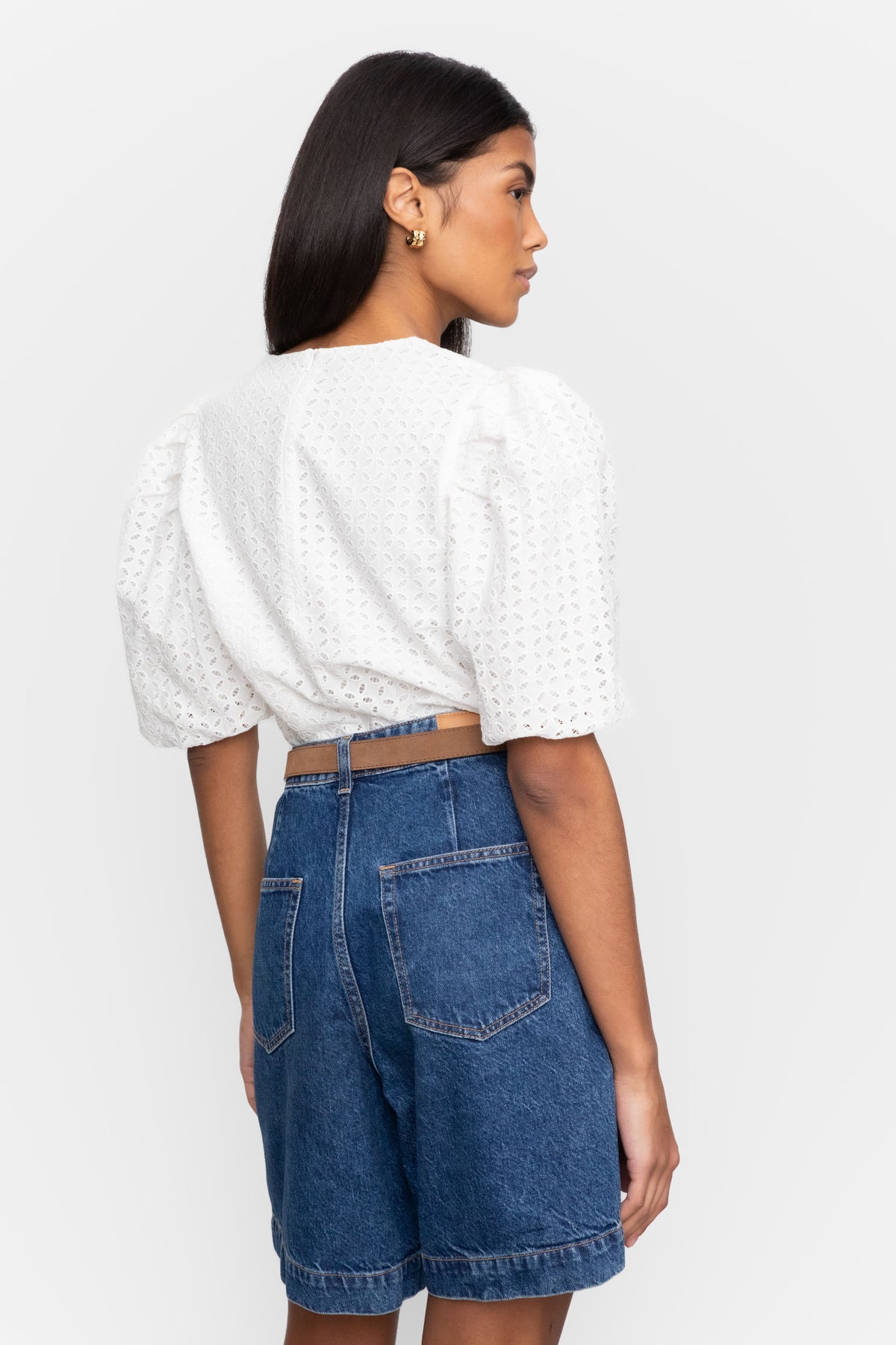 Aulina Blus - Vit