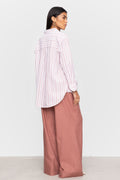 Bibi Crepe Shirt - Terracotta