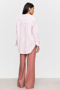 Bibi Crepe Shirt - Terracotta