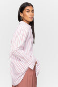 Bibi Crepe Shirt - Terracotta