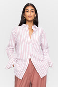 Bibi Crepe Shirt - Terracotta