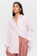 Bibi Crepe Shirt - Terracotta