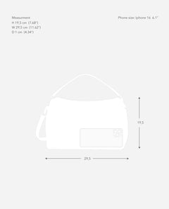 Hanna Grande Bag - Grained Leather Black