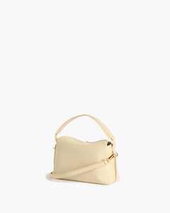 Hanna Mini Bag - Grained Leather Creme