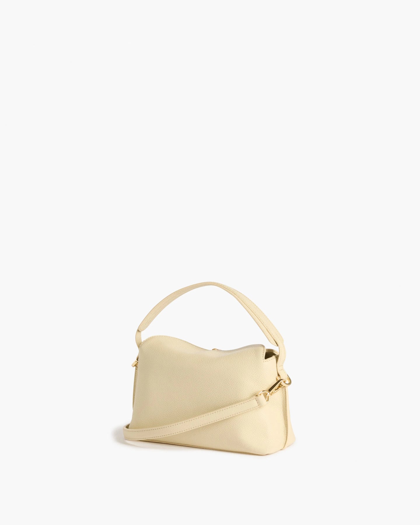 Hanna Mini Bag - Grained Leather Creme