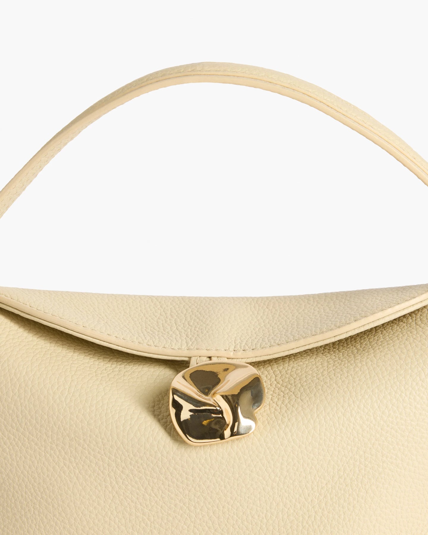 Hanna Mini Bag - Grained Leather Creme
