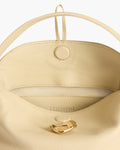 Hanna Mini Bag - Grained Leather Creme