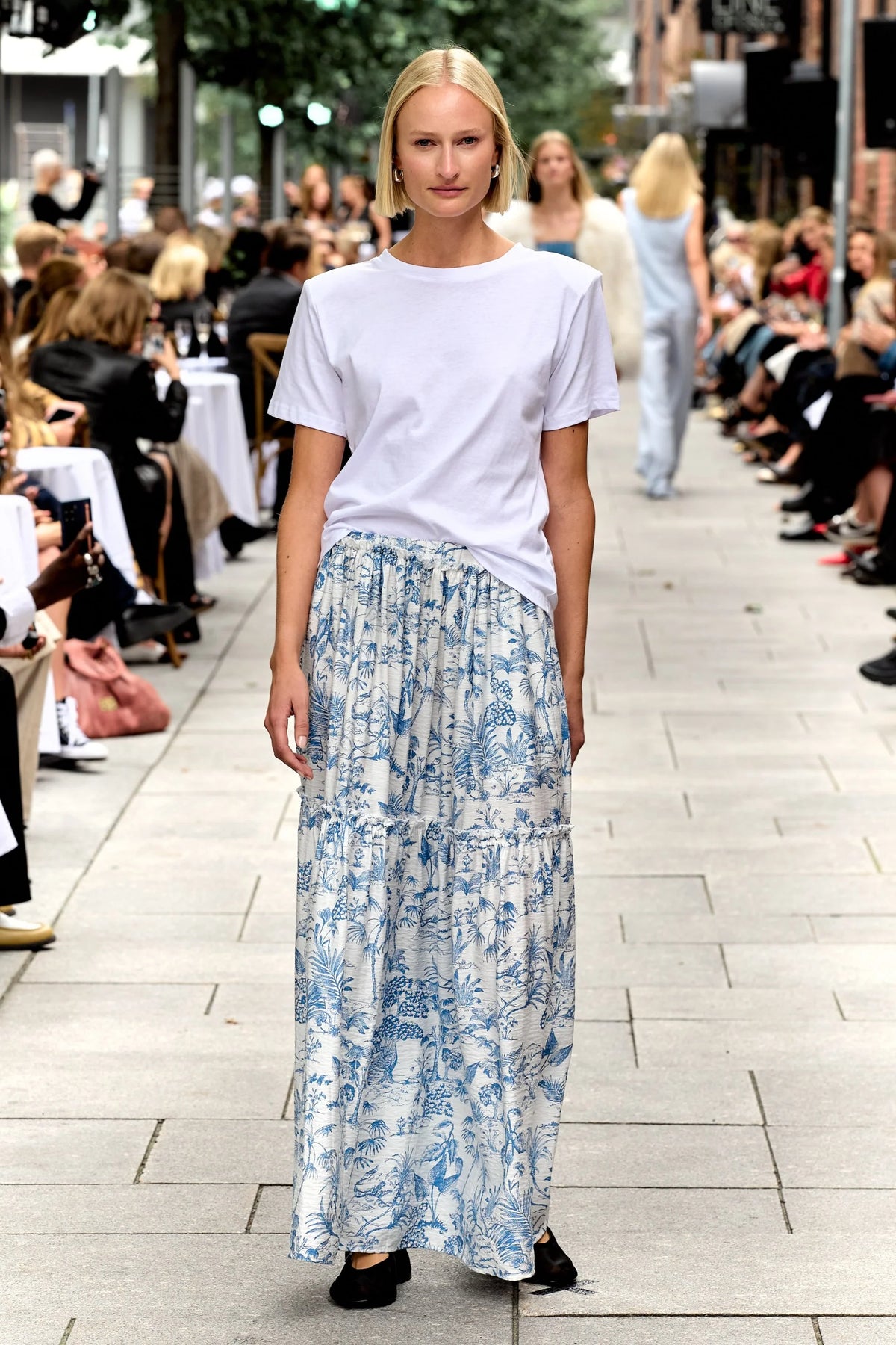 Hay Print Skirt - Mönstrad