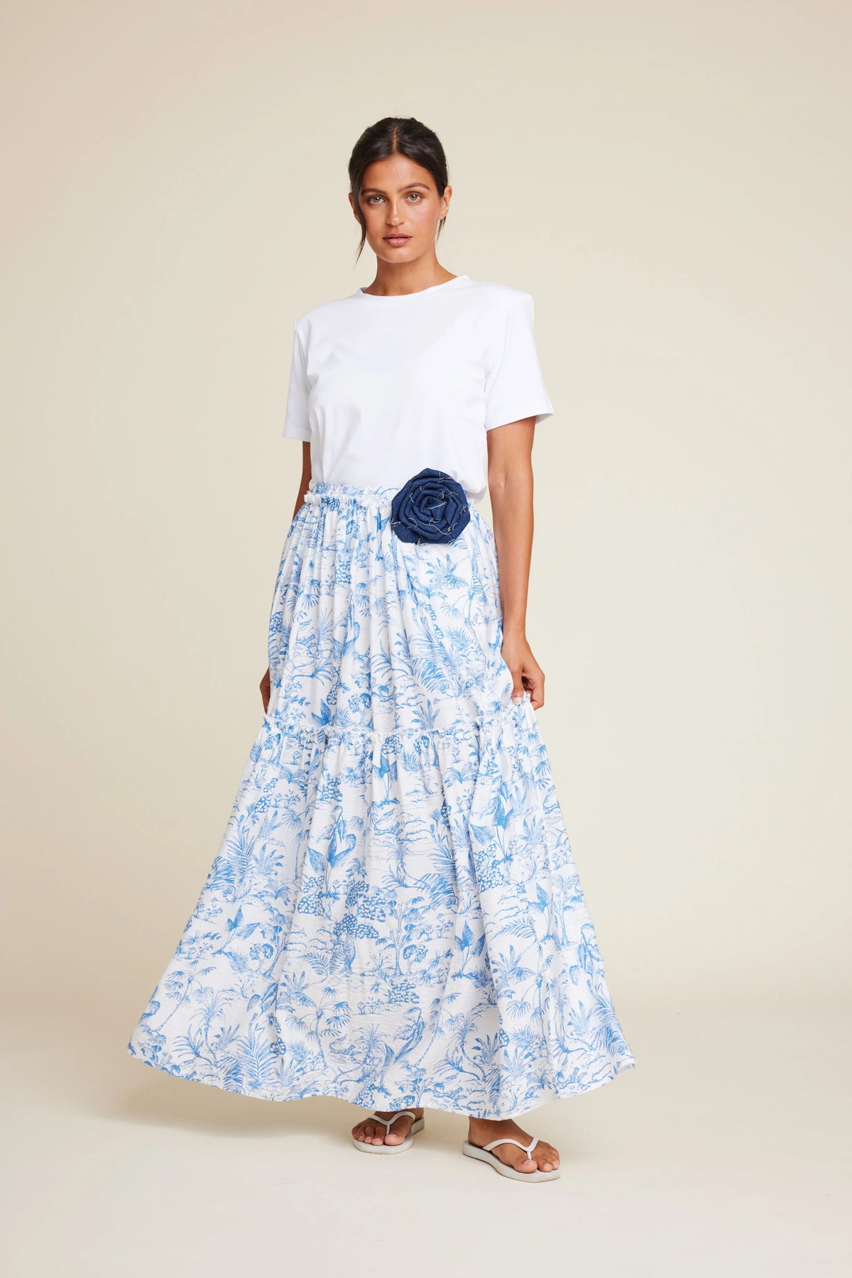 Hay Print Skirt - Mönstrad