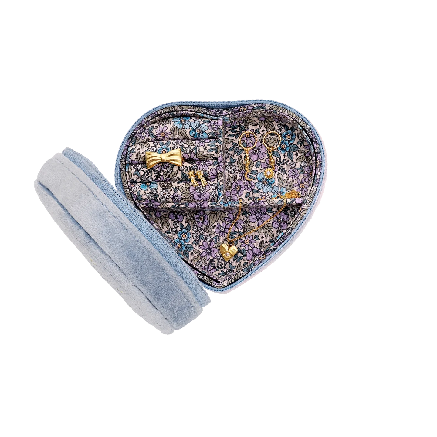 Heart Jewelry Box - Sky Blue