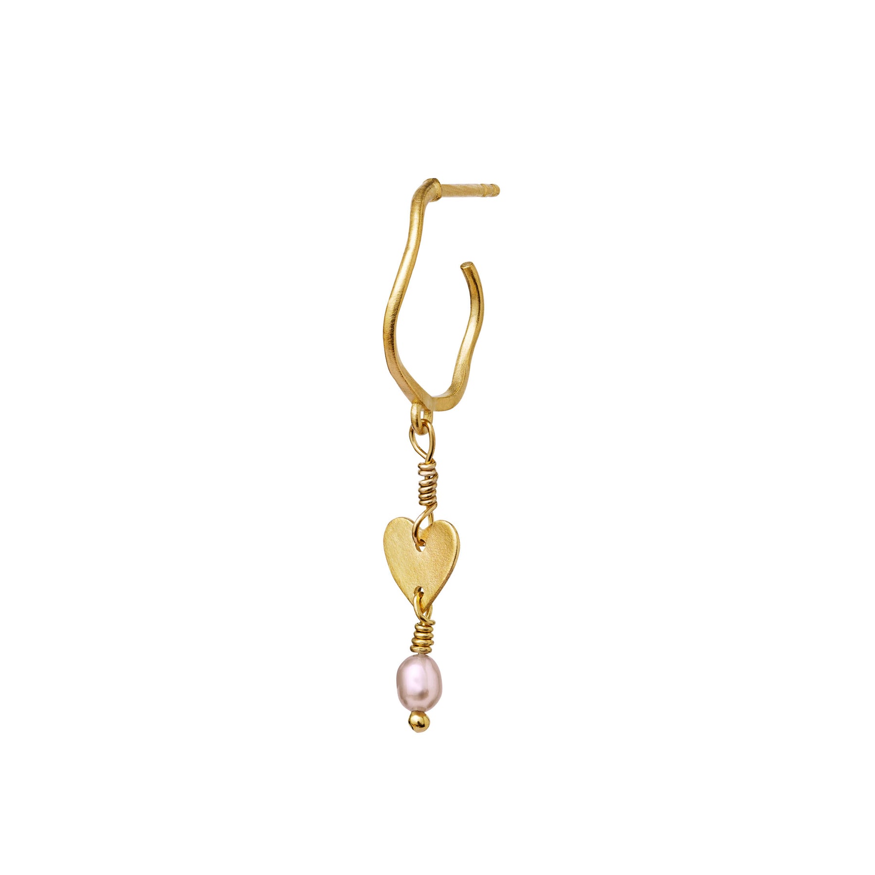 Heart Chakra Single Earring - Gull